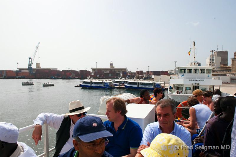 20090528_100237 D3 P1 P1.jpg - Ferry from Dakar to Goree Island which is a small island about a mile or two from Dakar